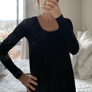 Free people long sleeve top, size small